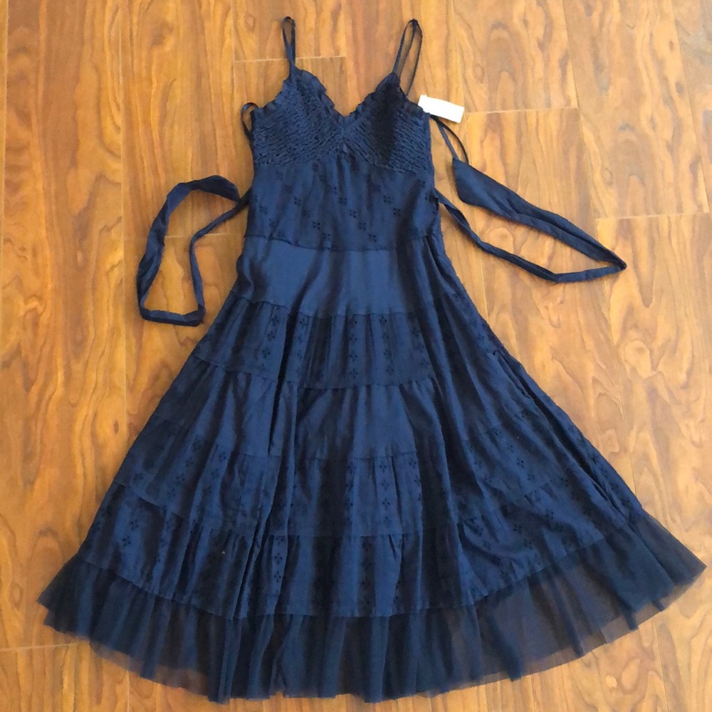 Dark blue dress